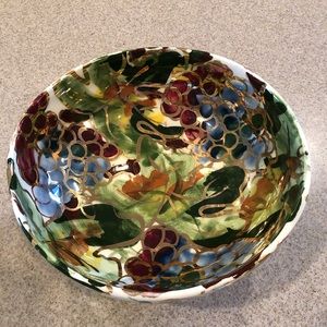 Calpotter Laguna Beach 8.5 three leg bowl vtg